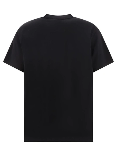 Shop Burberry "harriston" T-shirt In Black