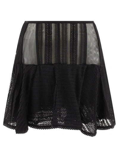 Shop Charo Ruiz "hamaty" Skirt In Black