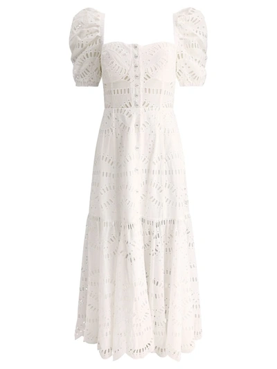 Shop Charo Ruiz "spiana" Dress In White