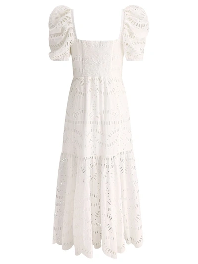 Shop Charo Ruiz "spiana" Dress In White