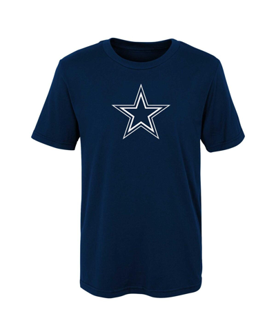 Shop Outerstuff Little Boys And Girls Navy Dallas Cowboys Primary Logo T-shirt