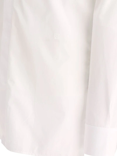 Shop Givenchy Shirt In Poplin In White