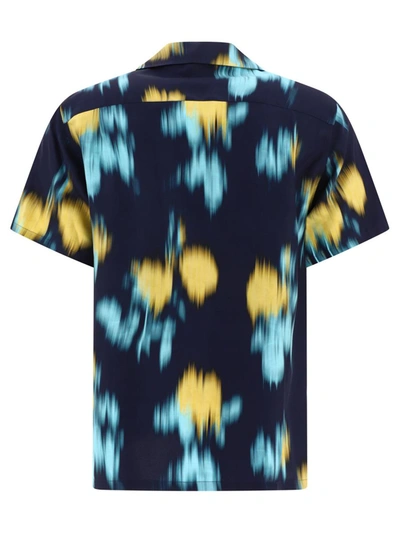 Shop Lanvin Printed Shirt In Blue