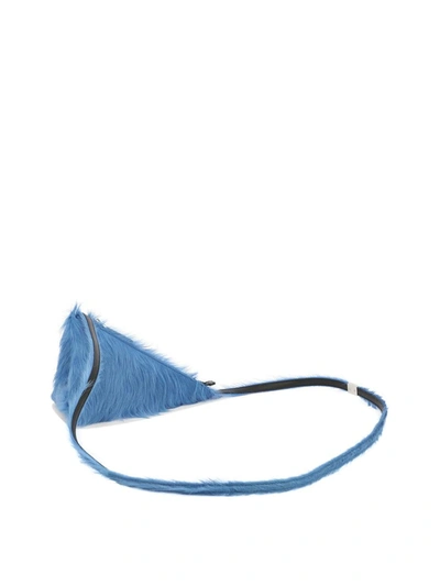 Shop Marni "prisma" Crossbody Bag In Blue