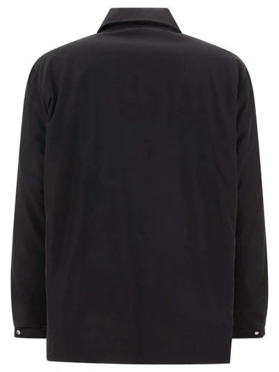 Shop Valentino Toile Iconographe Reversible Jacket In Black
