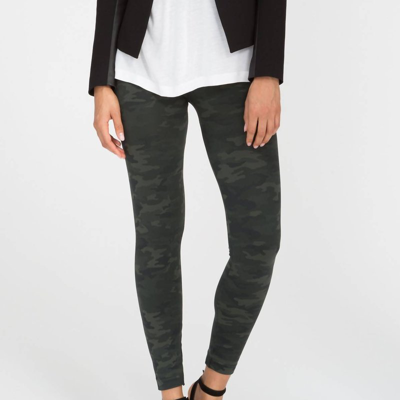 Shop Spanx Look At Me Now Seamless Leggings In Green