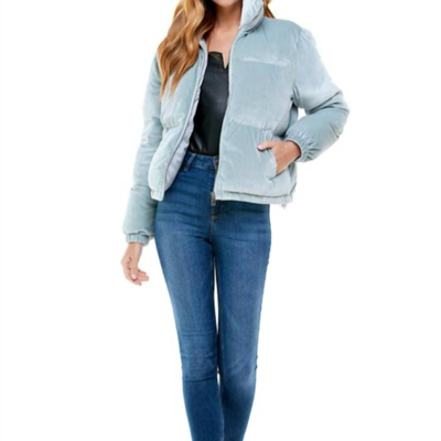 Shop Tcec Puffer Jacket In Blue