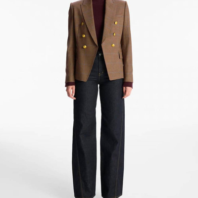 Shop A.l.c Chelsea Tailored Jacket In Brown