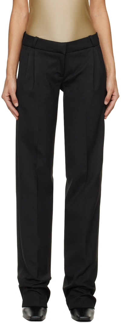Coperni Blue Jeans With Stretch Waist In Denim Woman In Black