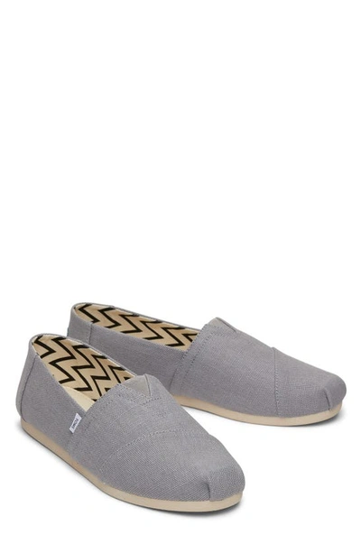 Shop Toms Alpargata Heritage Slip-on Sneaker In Grey