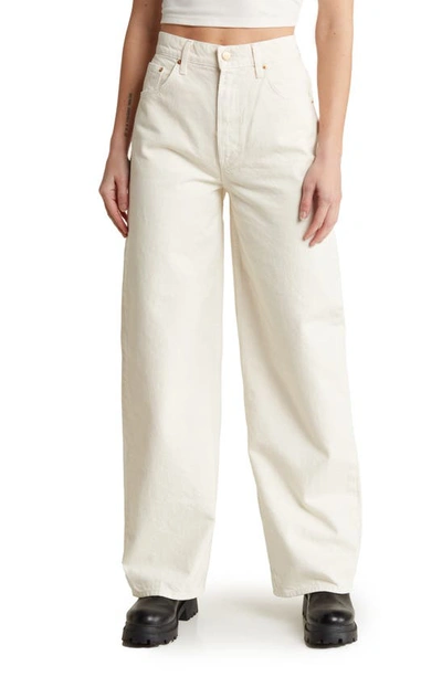 Shop Mother The Fun Dip Puddle Jeans In Natural