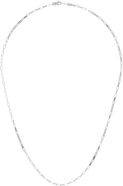Shop Tom Wood Silver Billie Chain Necklace In 925 Sterling Silver