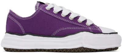 Shop Miharayasuhiro Purple Peterson Sneakers