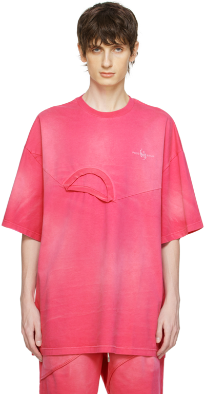 Shop Feng Chen Wang Pink 2-in-1 T-shirt