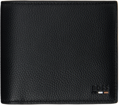 Shop Hugo Boss Black Leather Wallet In Black 001