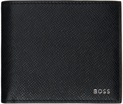Shop Hugo Boss Black Leather Wallet In Black 001