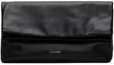 Shop Jil Sander Black Lunch Bag Pouch In 001 Black