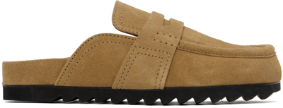 Shop Le17septembre Tan Bloafer Loafers In Camel