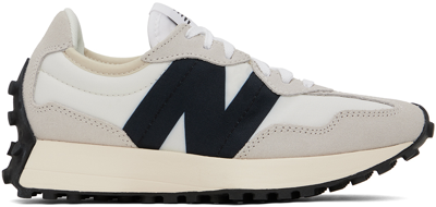 Shop New Balance Taupe & Off-white 327 Sneakers In Sea Salt