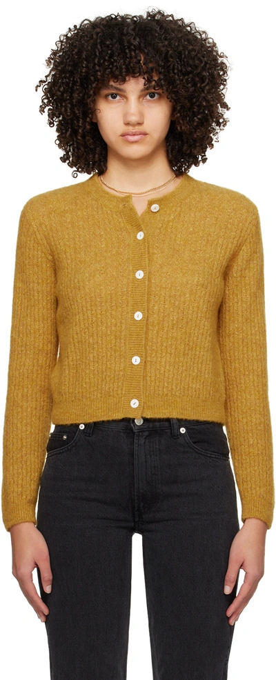 Shop Apc Yellow Milo Cardigan In Daa Yellow