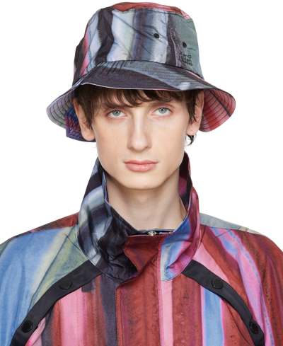 Shop Feng Chen Wang Multicolor Zip Pocket Bucket Hat