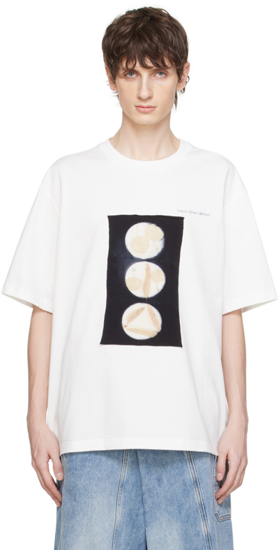 Feng Chen Wang White Patch T-shirt In White