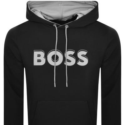 Shop Boss Athleisure Boss Soodeos 1 Hoodie Black