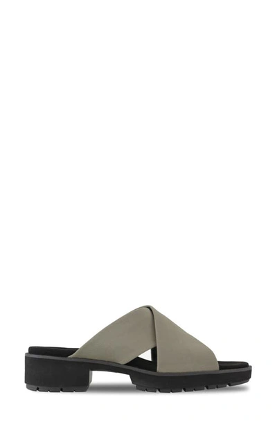 Munro Dekkie Slide Sandal In Khaki