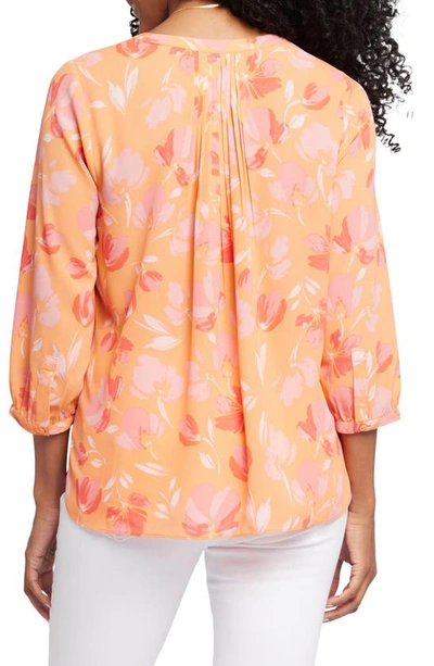 Shop Nydj Pintuck Blouse In Candace