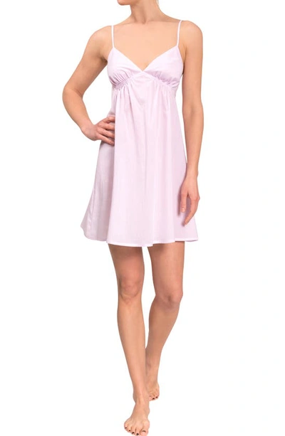 Shop Everyday Ritual Babydoll Chemise In Pink