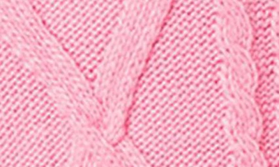 Edikted Women's Kennedy Oversized Cable Knit Sweater In Pink