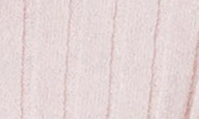 Edikted Sonya Foldover Off The Shoulder Rib Sweater In Light-pink