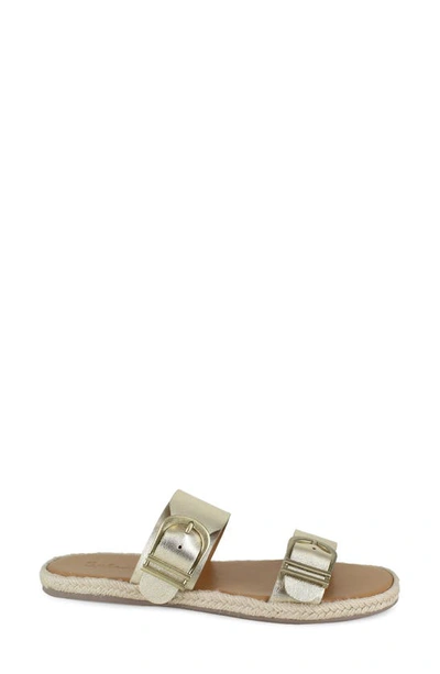 Shop Splendid Farrin Slide Sandal In Platino