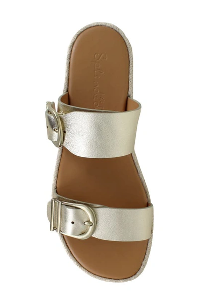 Splendid Farrin Slide Sandal In Platino