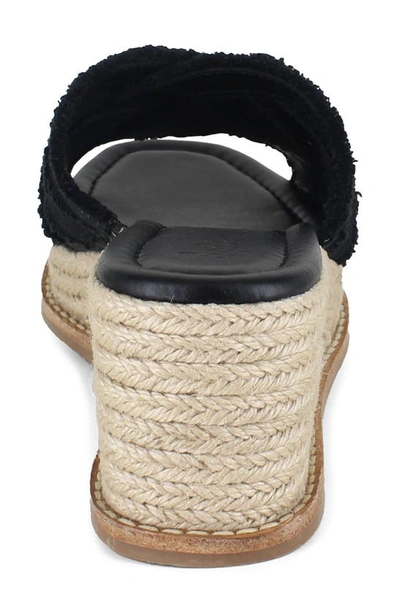 Splendid Delliny Espadrille Platform Wedge Sandal In Black