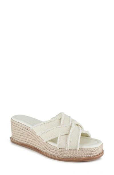 Shop Splendid Delliny Espadrille Platform Wedge Sandal In Linen