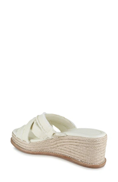 Shop Splendid Delliny Espadrille Platform Wedge Sandal In Linen