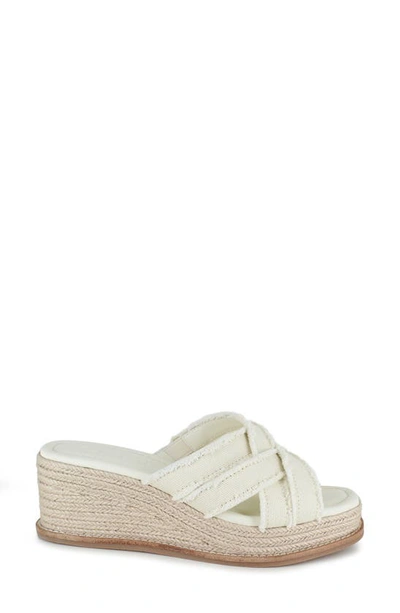 Shop Splendid Delliny Espadrille Platform Wedge Sandal In Linen