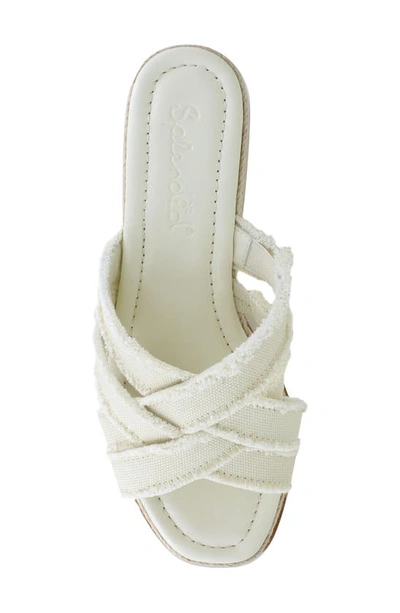 Shop Splendid Delliny Espadrille Platform Wedge Sandal In Linen