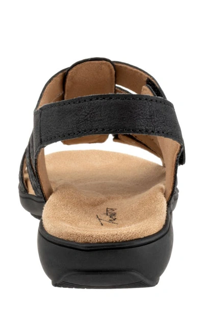 Trotters Tiki Tool Slingback Sandal In Black