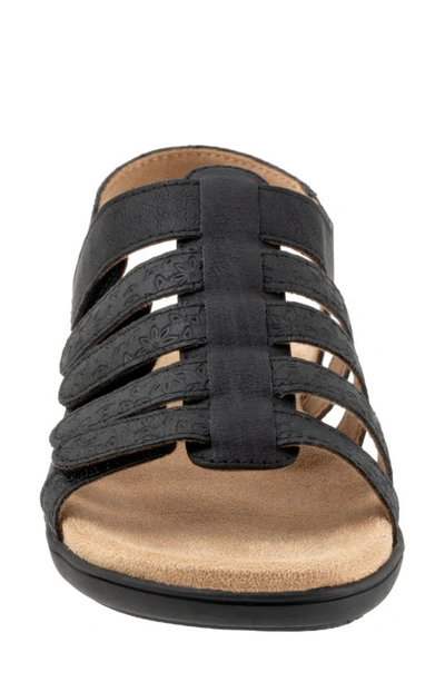 Trotters Tiki Tool Slingback Sandal In Black