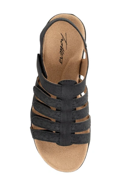 Trotters Tiki Tool Slingback Sandal In Black