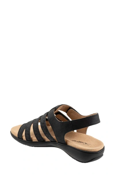 Shop Trotters Tiki Tool Slingback Sandal In Black