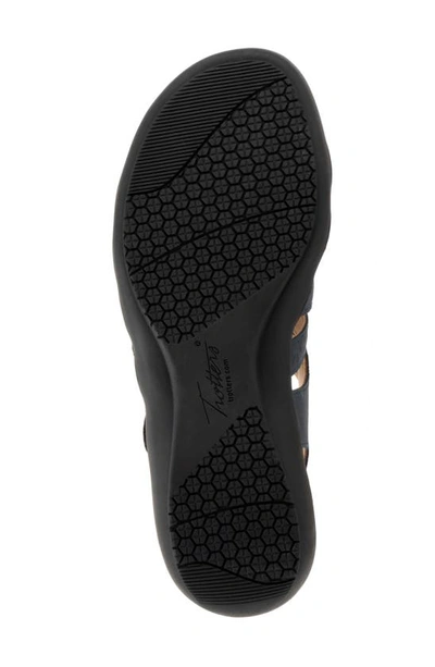 Trotters Tiki Tool Slingback Sandal In Navy