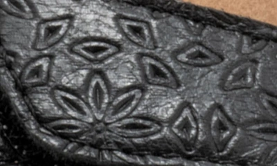Trotters Rose Tool Slide Sandal In Black