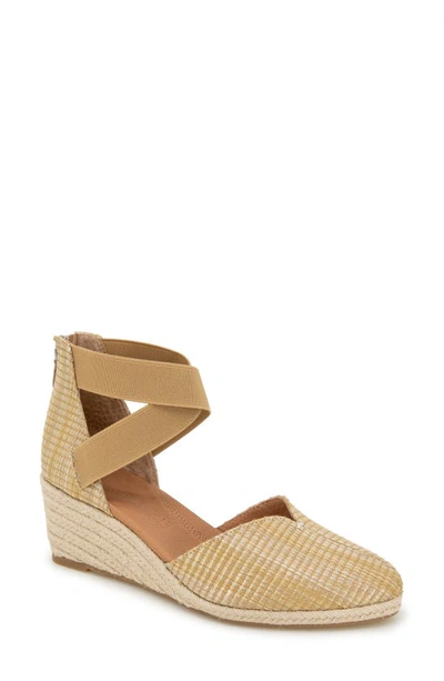 Shop Gentle Souls By Kenneth Cole Orya Espadrille Wedge Sandal In Natural Raffia