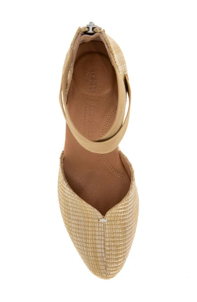 Gentle Souls By Kenneth Cole Orya Espadrille Wedge Sandal In Natural Raffia