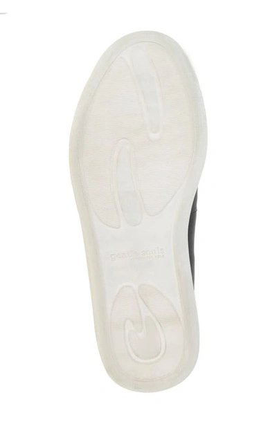 Gentle Souls By Kenneth Cole Bella Flat In Black Leather