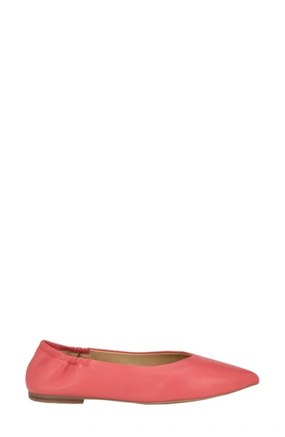 Shop Calvin Klein Saylory Pointed Toe Flat In Medium Pink