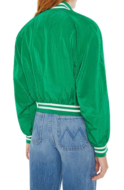 Shop Mother The Second Wind Bomber Jacket In Green Machine